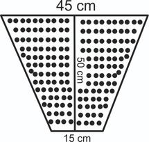 Perforuota gėlių plėvelė 50x45x15, 100 vnt.
