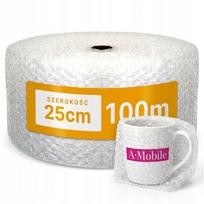 Burbulinė plėvelė A-Mobile, 25 cm x 100 m, apsauginė pakavimui
