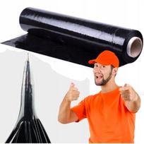 Juoda tampri plėvelė, 23 μm, 500 mm, 3 kg, 6 vnt.