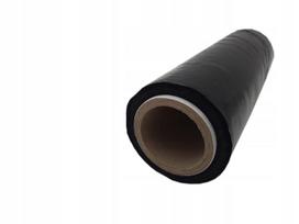 Juoda tampri pakavimo plėvelė, 25 cm x 100 m, 0,7 kg