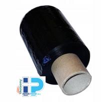 Juoda mini stretch plėvelė, 10 cm, 0,35 kg, 14 cm tūbelė