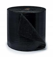 Burbulinė plėvelė juoda, 50 cm x 80 m, burbulo skersmuo 10 mm, B1