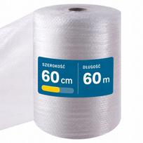 Burbulinė plėvelė RPACK, 60 cm x 60 m, dvigubas sluoksnis, B1
