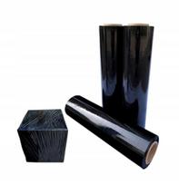 Juoda pakavimo plėvelė, 500 mm, 3 kg bruto, 2,7 kg grynasis svoris