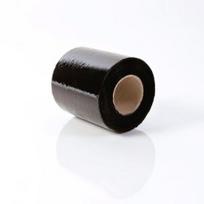 Juoda mini pakavimo plėvelė, 25 cm, 0,6 kg