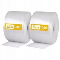 Apsauginė burbulinė plėvelė 20 cm x 100 m, stipri
