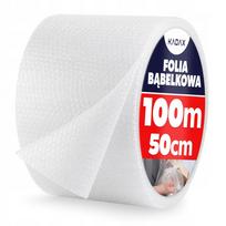 Burbulinė pakavimo plėvelė, 50 cm, dideli burbuliukai, 100 m