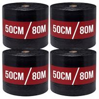 Apsauginė burbulinė plėvelė BUBBLE FILM 50 cm x 80 m, juoda, ritinys