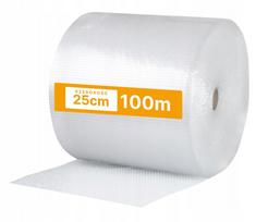 Apsauginė burbulinė plėvelė, 25 cm x 100 m, tvirta, pervežimui