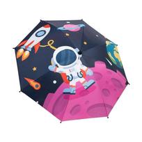 Vaikiškas vežimėlio skėtis su spaustuku „Summer Astronaut“
