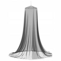 Tinklelinis uodų tinklelis lovai, juodas, 56 cm ⌀, 220 cm, 156 akučių
