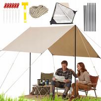 Stovyklavimo tentas 3x3 m, 9 m², OXFORD 210D, 8–12 asmenų