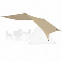 Palapinės tentas GEERTOP, 524x305 cm, vandeniui atsparus, khaki spalvos