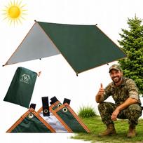 Palapinės tentas CAMPING, neperšlampamas, termoizoliacinis, 3x3 m