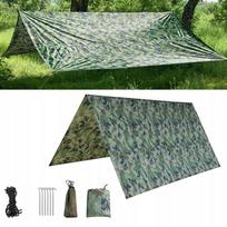 Maskuojanti brezentinė tentas CAMO 292×298 cm, sustiprinta