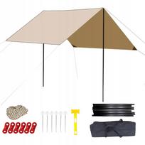 Lauko pavėsinė Sun Sail, vandeniui atspari, 3x3 m, kvadratinė