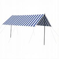 Pavėsinė su stulpais, 3x1,7 m