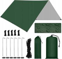Stovyklavimo tentas TARP 3x3 m, atsparus vandeniui