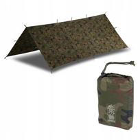 Palapinės tentas HELIKON SUPERTARP 2x2,5 m, WZ.93 / PL Woodland Moro kamufliažas