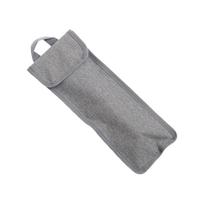 Palapinės kuoliukų dėklas su užtrauktuku, pilkas, 30 cm