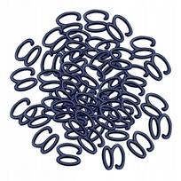 Elastingos 8 formos pakabinimo kabliukai, 50 vnt.