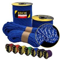 Atšvaitinis virvė Paracord 550, 4,4 mm, mėlyna, 100 m