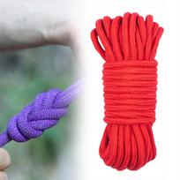Lauko drabužių džiovyklė iš paracord, 5 m, raudona