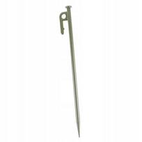 Palapinės kuoliukai, plieniniai, 40 cm, tvirti, ArmyGreen