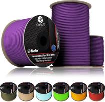 Paracord virvė 4 mm, 30 m, violetinė, nailonas, 7 gijos