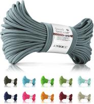 Paracord 3 mm virvė, 30 m, mėlyna-pilka, 4 gyslos