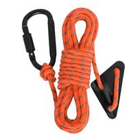 Atspindinti virvė su įtempikliu, oranžinė paracord virvė