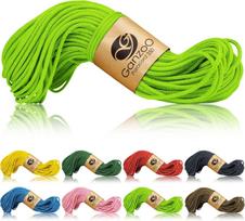 Virvė Paracord 350 Type 1, 2,5 mm, 30 m, šviesiai žalia, stovyklavimui ir išgyvenimui