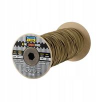 Elastinė virvė Paracord 3 mm, 100 m, spalva „Coyote“