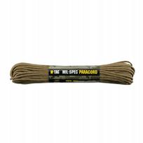 Paracord tipo nailoninė virvė M-Tac, 15 m, 550 mil-spec, atspindinti, Coyote spalvos