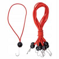 Elastinė guma su kabliuku, 20 cm, palapinei ir tentui tvirtinti