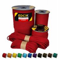 Paracord virvė EDCX 4 mm, raudona, 300 m