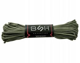 Paracord virvė 30 m, 180 kg, 550, 6 gijų, žalia, lauko darbams
