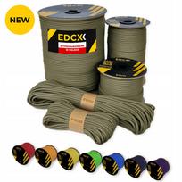 Paracord virvė EDCX 4 mm, bronzinė, 50 m, pagaminta Lenkijoje