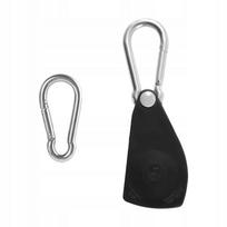 Virvės įtempimo veržtuvas 1/4", juodas, Heavy Duty