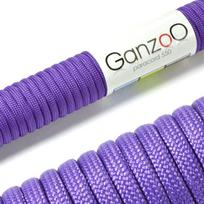 Paracord virvė 4 mm, 3 m, violetinė, 7 gijų, 550 Type 3