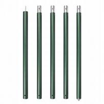 Palapinės aliuminio strypas 6061, 33 mm, 2,8 m, armijos žalia