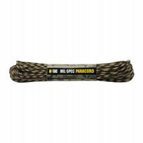 Paracord nailonas virvė M-Tac, 550 mil-spec, juoda/ruda, 15 m