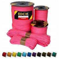 Paracord virvė EDCX 4 mm, 300 m, Pastelinių rožinė, pagaminta Lenkijoje
