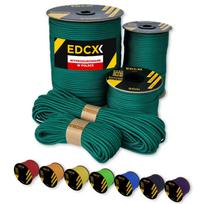 Virvė EDCX 4 mm Paracord 550, smaragdo žalia, 100 m