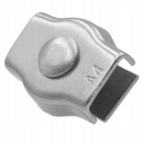 Nerūdijančio plieno trosų spaustukas 4 mm, rūgštims atsparus, A4