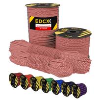 Paracord virvė EDCX 4.4 mm, itin atspindinti, Red Snake 50/50, 30 m