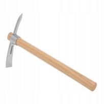Sodo kirtiklis su medine rankena, mini Mattock ledo kirvis