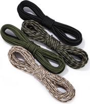 Paracord virvė, 48 m, 4 mm, 9 gijų, nailonas, 280 kg, komplektas
