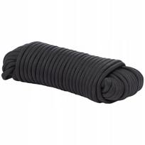 Virvė Paracord, juoda, 3 mm, 15 m, 125 kg
