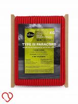 Virvė Paracord Type III TECEUM, 15 m, 4 mm, raudona, 250 kg